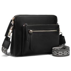 1344 Crossbody Bags , Vegan Leather Medium Crossbody Handbags Purses